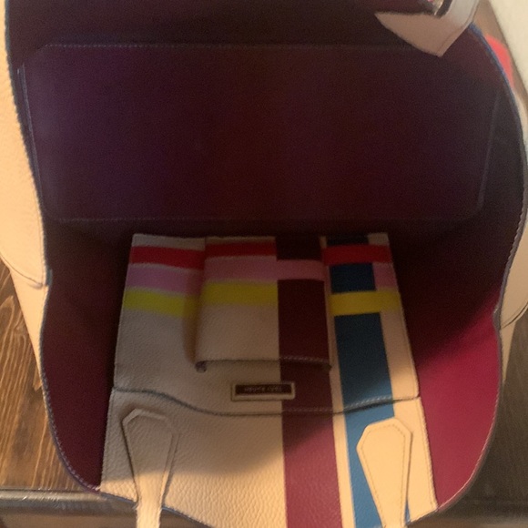TORY BURCH color stripe tote - rare! Great condition! - Picture 9 of 16